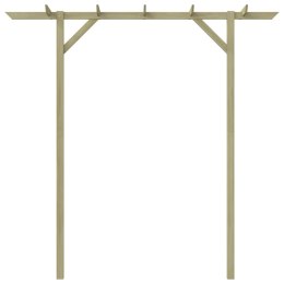 PERGOLA OGRODOWA 205X40X203CM DREWNO