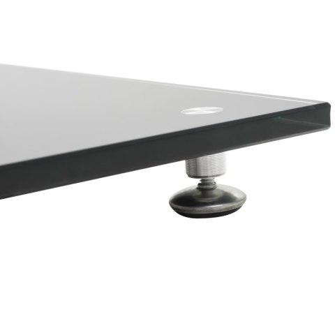 PODSTAWKI POD GŁOŚNIKI NA PODWÓJNYCH FILARACH 2 SZT. CZARNE