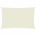 ŻAGIEL PRZECIWSŁONECZNY OGRODOWY WODOODPORNY MARKIZA TARAS PROSTOKĄT 2X5M KREMOWY