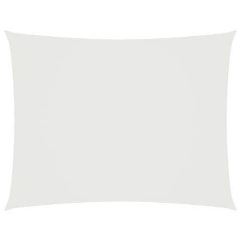 ŻAGIEL PRZECIWSŁONECZNY OGRODOWY WODOODPORNY MARKIZA TARAS PROSTOKĄT 3X5M BIAŁY
