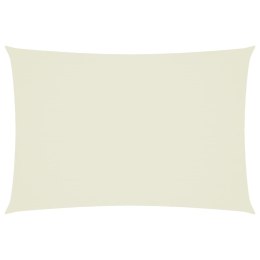ŻAGIEL PRZECIWSŁONECZNY OGRODOWY WODOODPORNY MARKIZA TARAS PROSTOKĄT 3X5M KREMOWY