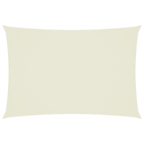 ŻAGIEL PRZECIWSŁONECZNY OGRODOWY WODOODPORNY MARKIZA TARAS PROSTOKĄT 3X5M KREMOWY