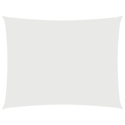 ŻAGIEL PRZECIWSŁONECZNY OGRODOWY WODOODPORNY MARKIZA TARAS PROSTOKĄT 4X5M BIAŁY