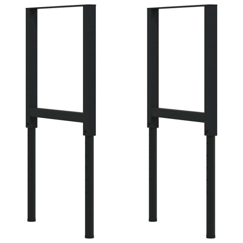 STOLIK ROBOCZY 80X60X(71,5-98)CM DREWNO DĘBOWE