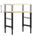 STOLIK ROBOCZY 80X60X(71,5-98)CM DREWNO DĘBOWE