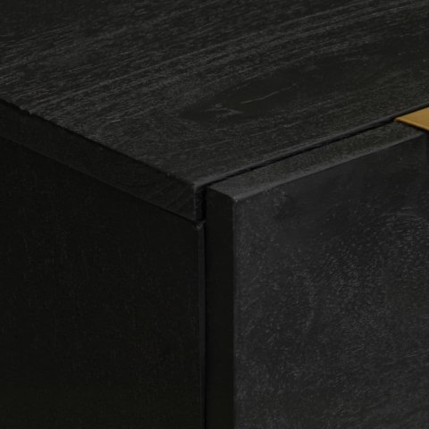 SZAFKI 2 SZT. CZARNE 60X33X75CM