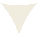 ŻAGIEL PRZECIWSŁONECZNY OGRODOWY WODOODPORNY MARKIZA TARAS TRÓJKĄTNY 4X4X4M KREMOWY