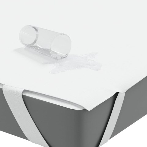 OCHRANIACZ NA MATERAC BIAŁY 160X200CM WODOODPORNY