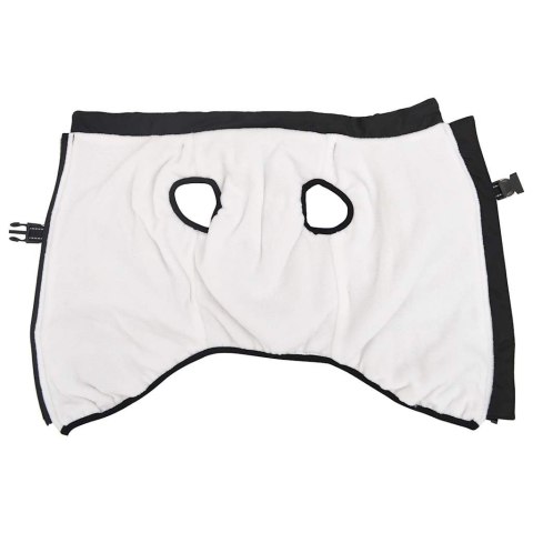 PŁASZCZ DLA PSA Z SZELKAMI WODOODPORNY CZARNY 3XL