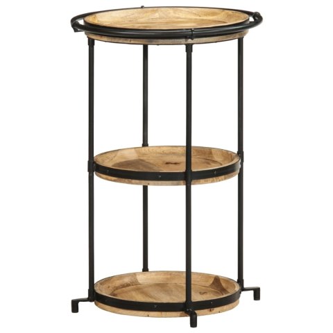 STOLIK POMOCNICZY Ø55X83CM LITE DREWNO MANGO