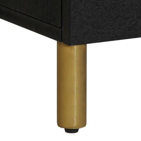 SZAFKA POD TELEWIZOR CZARNA 100X33X46CM