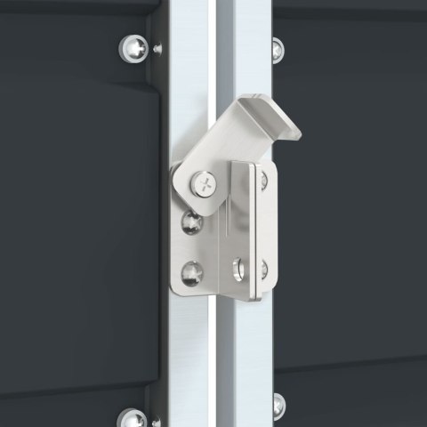 OBUDOWA NA KOSZ NA ŚMIECI PODWÓJNA ANTRACYT 144X81X113CM