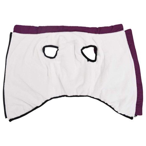 PŁASZCZ DLA PSA Z SZELKAMI WODOODPORNY FIOLETOWY 4XL