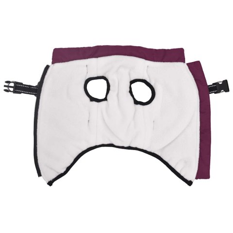 UBRANKO PŁASZCZ DLA PSA Z SZELKAMI WODOODPORNY FIOLETOWY L