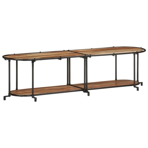 SZAFKA POD TELEWIZOR 160X42X40CM LITE DREWNO AKACJOWE