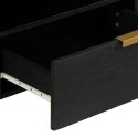 SZAFKA POD TELEWIZOR CZARNA 80X33X46CM
