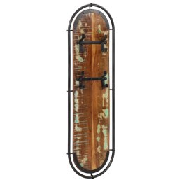 WIESZAKI NA PŁASZCZE Z 4 HACZYKAMI 2 SZT. LITE DREWNO Z ODZYSKU