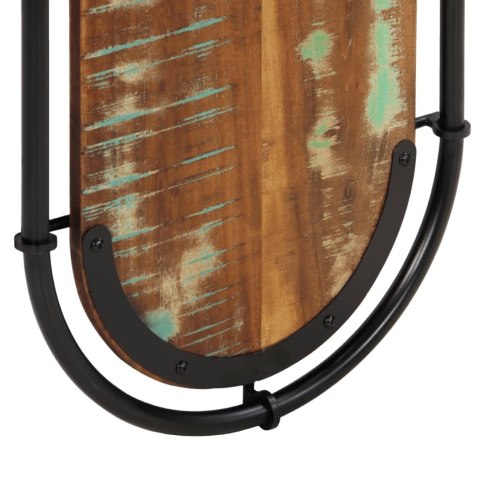 WIESZAKI NA PŁASZCZE Z 4 HACZYKAMI 2 SZT. LITE DREWNO Z ODZYSKU