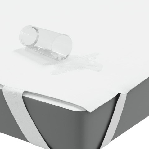 OCHRANIACZ NA MATERAC BIAŁY 90X220CM WODOODPORNY