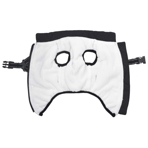 UBRANKO PŁASZCZ DLA PSA Z SZELKAMI WODOODPORNY CZARNY 2XL