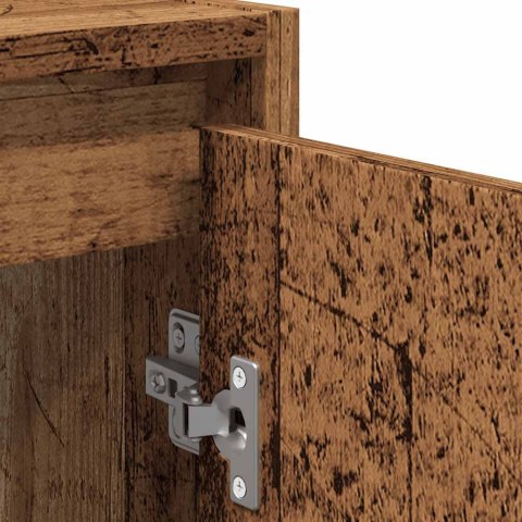 2-CZĘŚCIOWY ZESTAW MEBLI ŁAZIENKOWYCH KOLOR STAREGO DREWNA