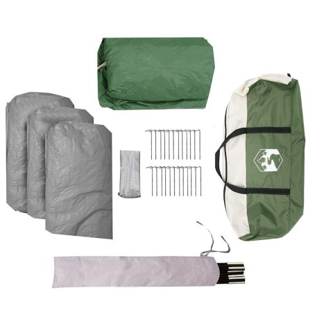 NAMIOT RODZINNY 6-OS. KOPUŁOWY ZIELONY WODOSZCZELNY