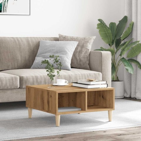 STOLIK KAWOWY DĄB ARTISAN 60X60X30CM