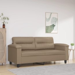 2-OSOBOWA SOFA KOLOR CAPPUCCINO 140CM SZTUCZNA SKÓRA