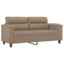 2-OSOBOWA SOFA KOLOR CAPPUCCINO 140CM SZTUCZNA SKÓRA