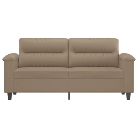 2-OSOBOWA SOFA KOLOR CAPPUCCINO 140CM SZTUCZNA SKÓRA