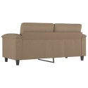 2-OSOBOWA SOFA KOLOR CAPPUCCINO 140CM SZTUCZNA SKÓRA