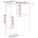 SZAFKA DO PRZEDPOKOJU BIAŁA 97,5X37X99CM