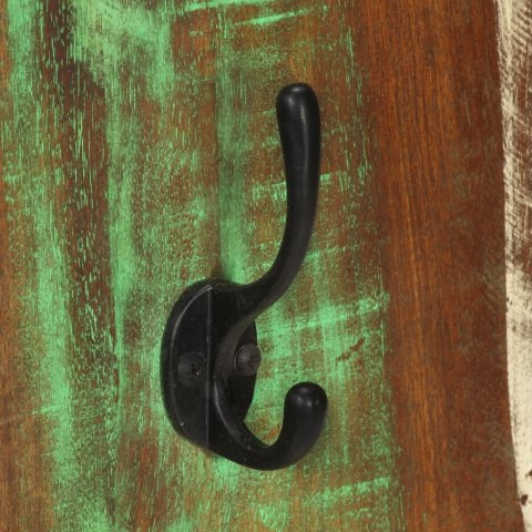 WIESZAKI ŚCIENNE 2 SZT. 36X3X110CM LITE DREWNO Z ODZYSKU