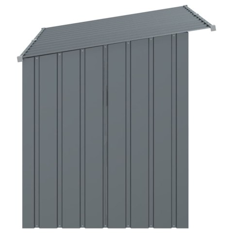 BUDA DLA PSA Z DACHEM ANTRACYTOWA 153X91X110CM STAL