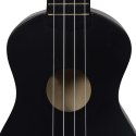 UKULELE SOPRANOWE Z POKROWCEM DLA DZIECI CZARNE 23"
