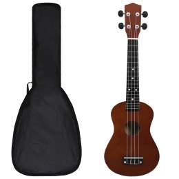 UKULELE SOPRANOWE Z POKROWCEM DLA DZIECI NATURALNE 23