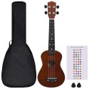 UKULELE SOPRANOWE Z POKROWCEM DLA DZIECI NATURALNE 23"