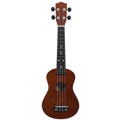 UKULELE SOPRANOWE Z POKROWCEM DLA DZIECI NATURALNE 23"