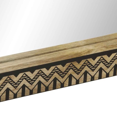 LUSTRO ŁAZIENKOWE 50X70CM LITE DREWNO MANGO I SZKŁO