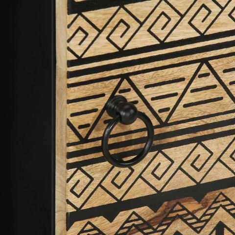 SZAFKA 80X33,5X75CM LITE SUROWE DREWNO MANGO