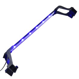 LAMPA LED DO AKWARIUM Z ZACISKAMI 55-70CM NIEBIESKO-BIAŁA