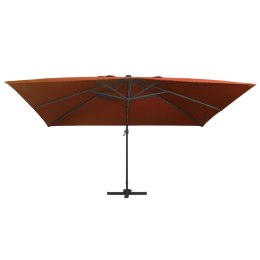 PARASOL WISZĄCY Z LED TERAKOTA 400X300CM