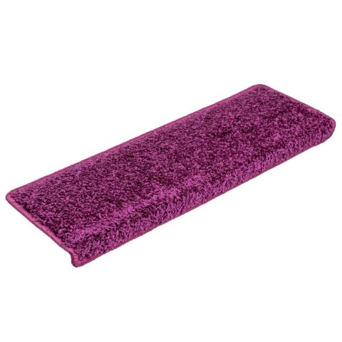 NAKŁADKI NA SCHODY 10 SZT. 65X21X4CM FIOLETOWE
