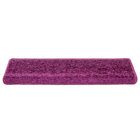 NAKŁADKI NA SCHODY 10 SZT. 65X21X4CM FIOLETOWE