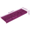NAKŁADKI NA SCHODY 10 SZT. 65X21X4CM FIOLETOWE