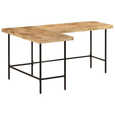 BIURKO 165X110X77CM LITE DREWNO MANGO I ŻELAZO