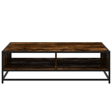 STOLIK KAWOWY PRZYDYMIONY DĄB 100X100X30CM