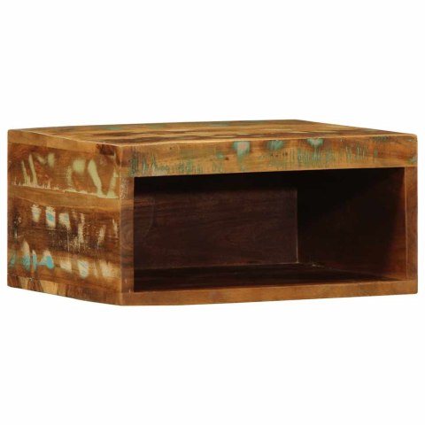 ŚCIENNA SZAFKA POD TV 40X30X19CM LITE DREWNO Z ODZYSKU