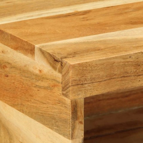 ŚCIENNA SZAFKA POD TV 40X30X19CM LITE DREWNO AKACJOWE