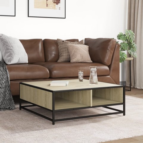 STOLIK KAWOWY DĄB SONOMA 80X80X30CM